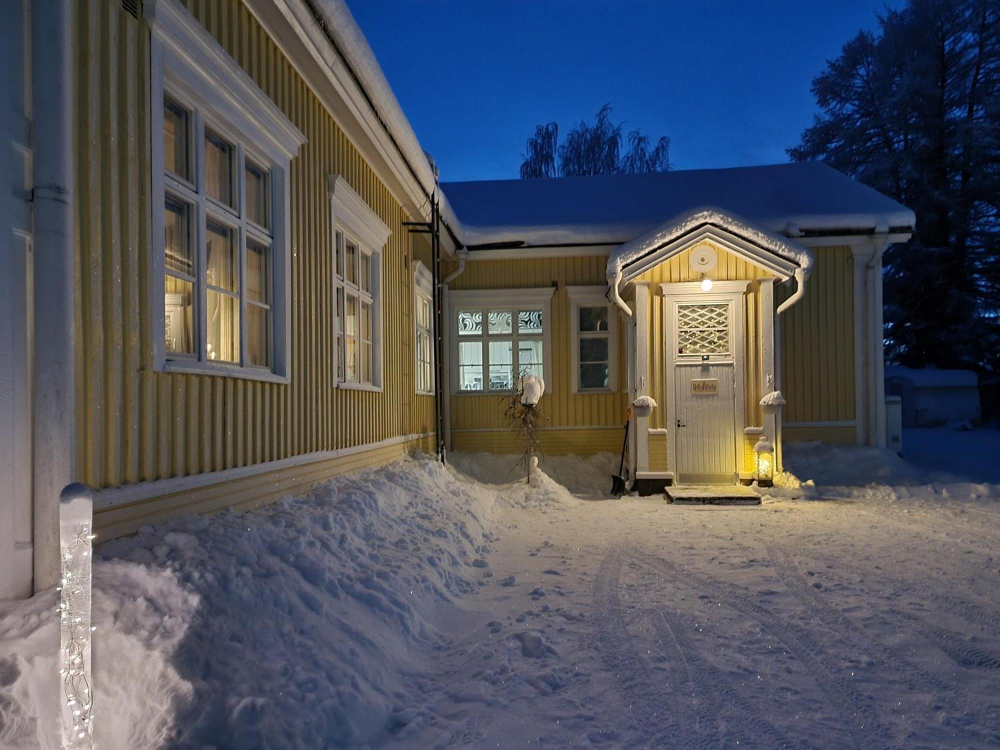 Wanha Kunnantalo Lägenhet Pudasjarvi Exteriör bild