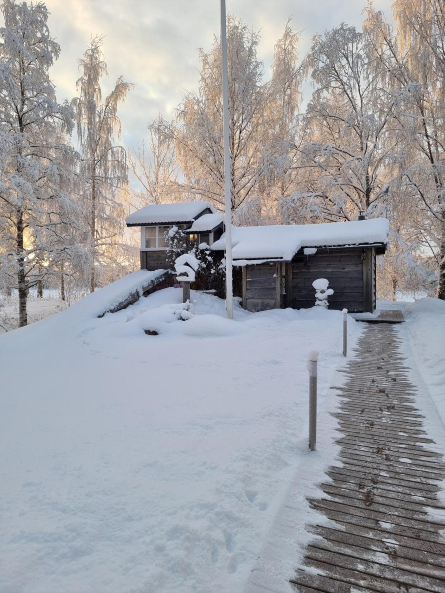 Wanha Kunnantalo Lägenhet Pudasjarvi Exteriör bild
